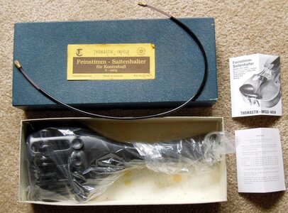 Thomastik-Infeld 218A 5-String Double Bass Tailpiece w/Fine Tuners - NEW