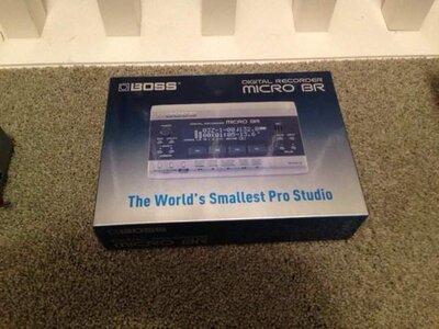 Boss MicroBR 4 track digital recorder