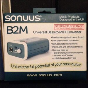 Sonuus B2M Bass to Midi Convertor & USB Midisport 2x2