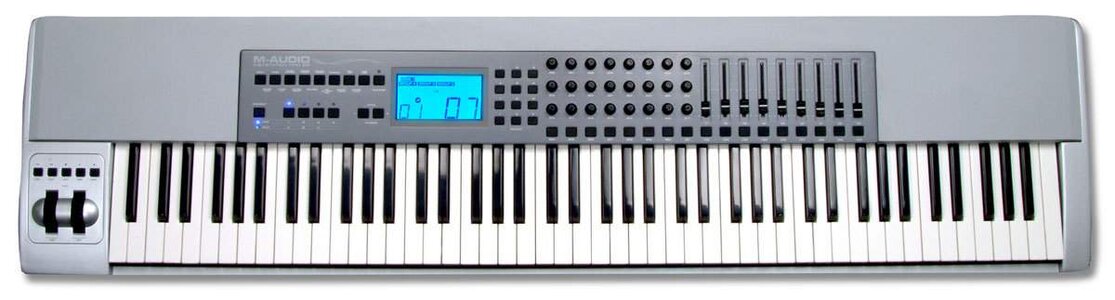 M Audio Keystation Pro 88 weighted MIDI controller