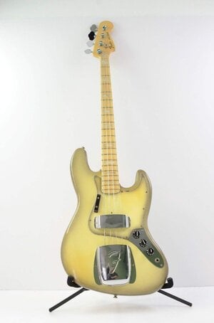 1977 Fender Jazz Rare Antigua Finish