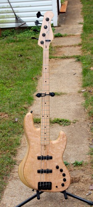 Devon Jazz Bass with Bartolini Pickups and Preamp