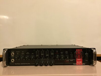 SWR SM-500 "pre-fender" made in USA, mono bi-amp