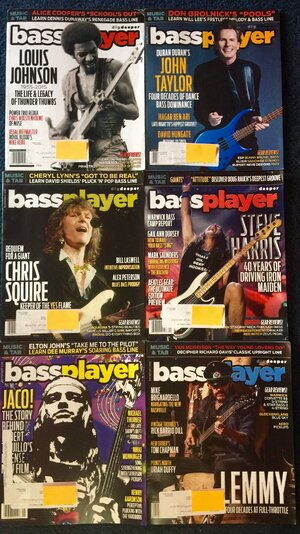 Bass Player Magazines 3/15-1/16