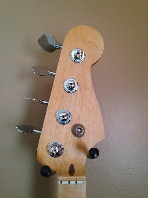 All Parts 1 piece Maple Jazz neck with Lightweight tuners