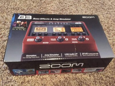 Zoom B3 multi-effects pedal $150 shipped CONUS