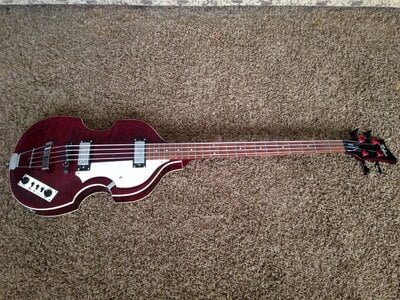 Red Hofner Ignition