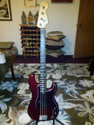 2012 American Fender Precision Candy Cola Red-$750