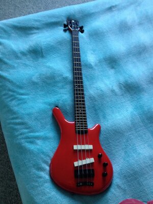 1990 Warwick Thumb gloss red