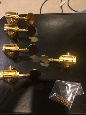 Yamaha BB5000A tuners 4+1 gold