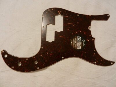 USA Fender Precision Tort Pickguard - Brand New