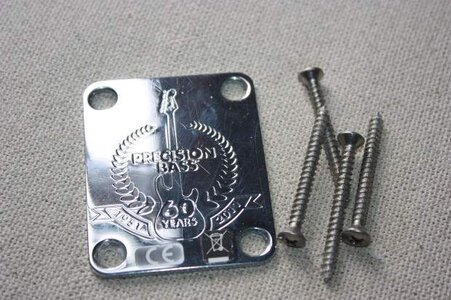 Fender 60th Anniversary Precision Bass Neckplate