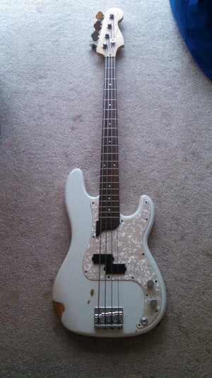 Olympic White Precision -RW Jazz Neck