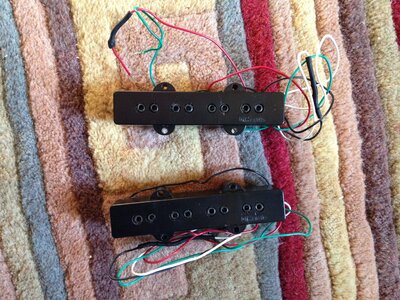 dimarzio jazz pickup set DP123