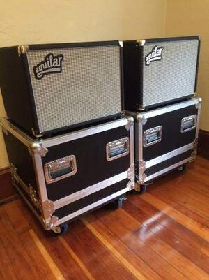 Aguilar DB 112 & DB 112NT Bass Cabs w/ Custom Road Cases