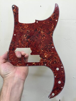 Tort p bass pickguard