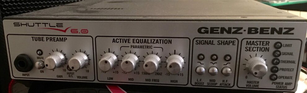 Price reduced: $325 Genz Benz Shuttle 6.0 600 Watt Lightweight Bass Amp $325 plus shipping