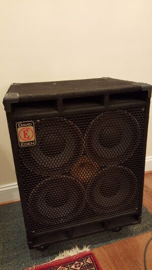 DAVID EDEN XLT D4x10 Bass Cabinet Black 4 ohms