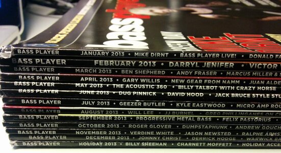 Bass Player Magazine Collection 2013