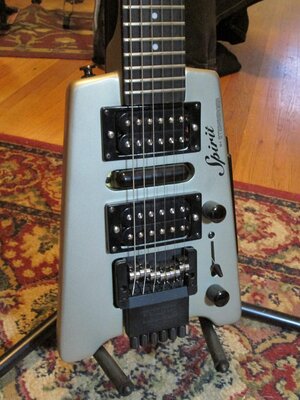 Steinberger Spirit GT Pro Deluxe- RARE Silver Finish