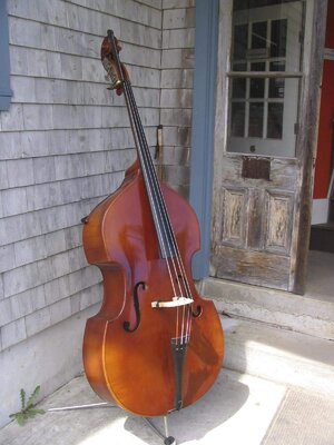 East German Bass, ~1960, Plywood, w/ Extension