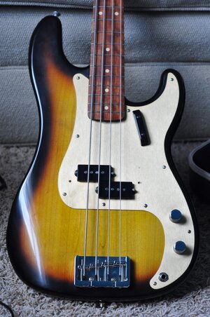 RS Guitarworks/Warmoth P Bass - 59 Fender P Bass Clone, Nitro, Lightweight!