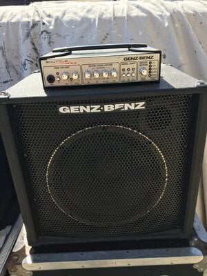 Genz Benz Shuttle 6.0 with 2 1x12 cabs