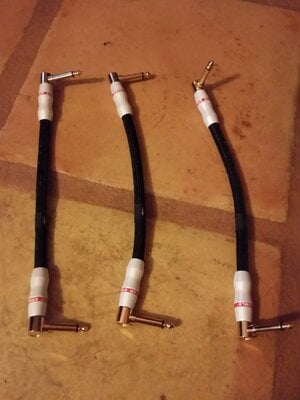 3 Monster Bass 1000 .75 Patch Cables