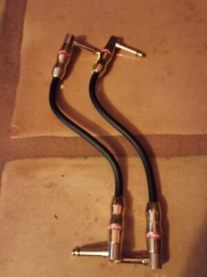 2 Monster Rock .75 Patch Cables