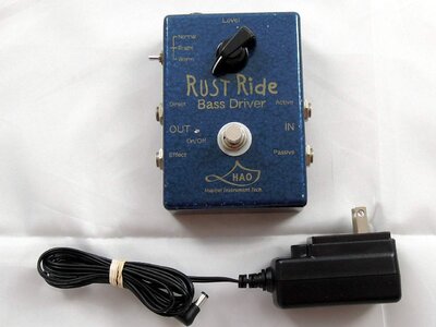 HAO Rust Ride Bass Driver Handbuilt Overdrive/Distortion Pedal