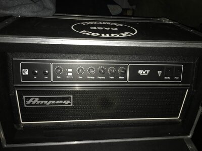 Ampeg SLM SVT Classic all Tube Head & 8\10 Cab + Full Road Cases