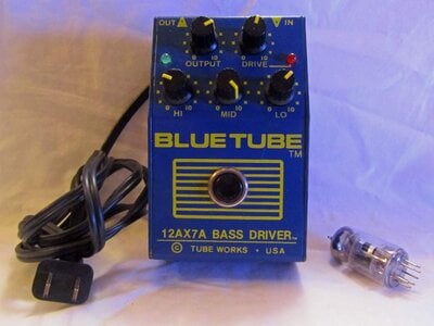 Tube Works - Blue Tube - Bass Driver Pedal - New Lower Price