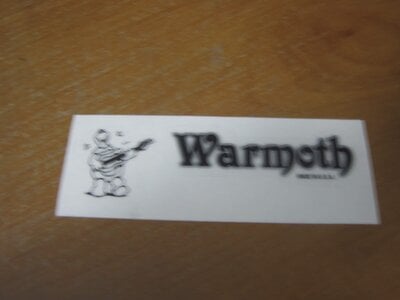 Warmoth headstock sticker