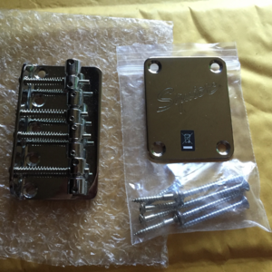 Squier VM Bridge and Neck Plate