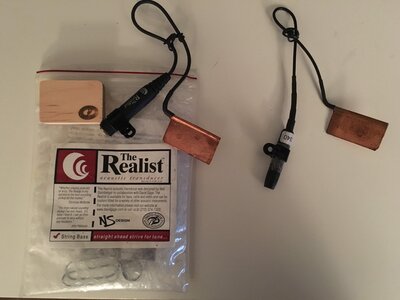 Two Realist pickups (Copperhead) for sale