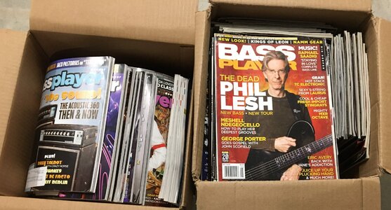 Bass Player magazine collection (2000-2014 with extras)