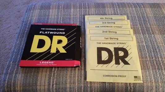 DR Legend Flatwound Strings 45-105