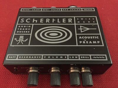 Schertler Acoustic Preamp for Dyn-B Bass Transducer