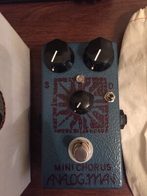 Analogman Mini Chorus w/ Mix Knob, External Deep Toggle