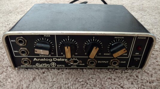 Vintage Electra EP75 analog delay