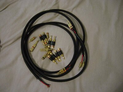 monster reference series speaker and ADAT cables