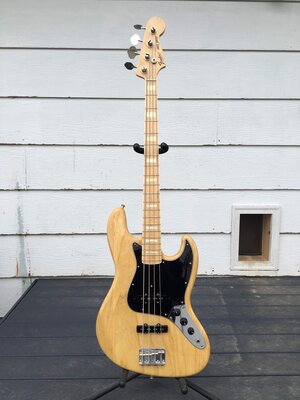 Fender '75 Jazz Reissue (CIJ) Natural w/Maple neck