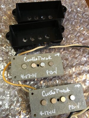 Curtis Novak PB-V split coil Precision Vintage Style Pickup