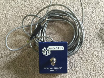 SWR Mo'bass single footswitch.