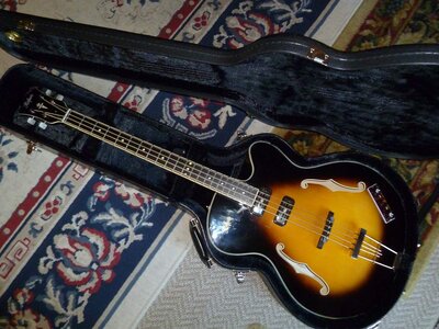 HOFNER PRESIDENT HCT 500/5 CONTEMPORARY HOLLOWBODY W/ HOFNER HSC