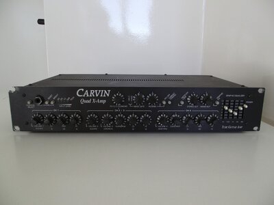 Carvin Quad X-Amp rackmount guitar tube preamp