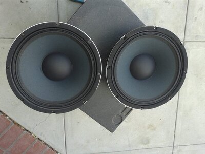 Eminence Deltalite II 2512 Neo 12" Speaker Driver 8 Ohms each.