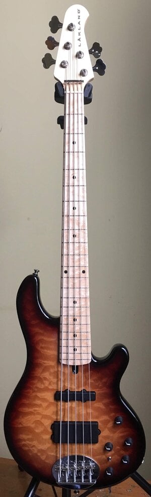 2014 Lakland USA 55-94 Deluxe 5-String Electric Bass