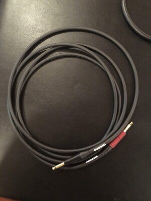 MOGAMI PLATNIUM guitar cables 12ft