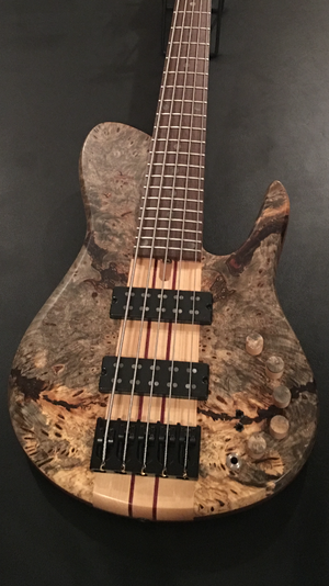 R bass SC5 Buckeye burl amazing